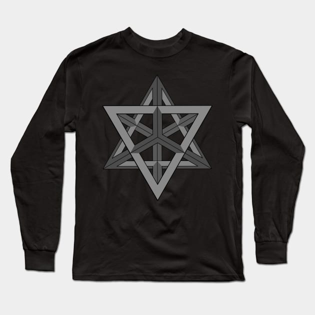 gmtrx lawal star tetrahedron Long Sleeve T-Shirt by Seni Lawal